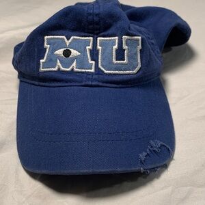 Disney Parks Original Blue MU (Monster University) Hat